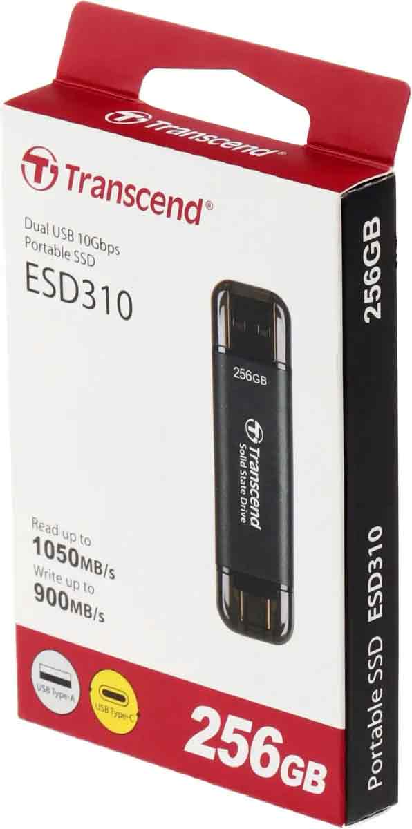 Transcend 310C 2-in-1 Portable External SSD with USB C & USB A Ports | Up to 1,050 MB/s | 512GB, 1TB, 2TB Available Transcend 310C 2-in-1 Portable External SSD with USB C & USB A Ports | Up to 1,050 MB/s | 512GB, 1TB, 2TB Available